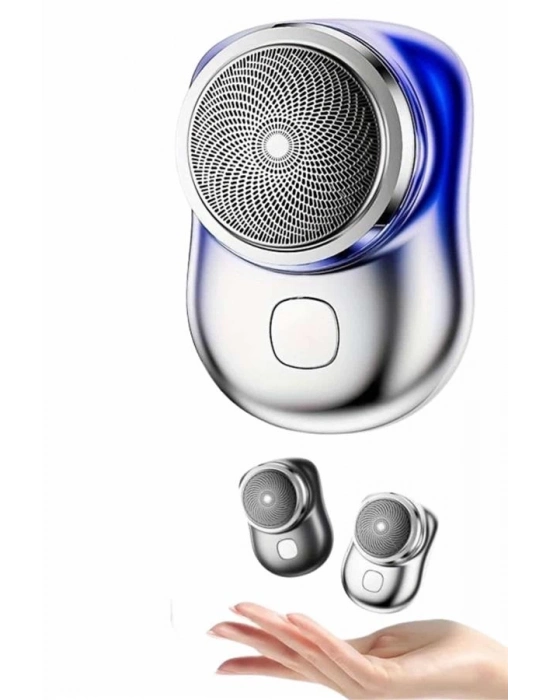 ® Kablosuz Tıraş Makinesi Günlük Hızlı Taşınabilir Şarjlı Yuvarlak Paslanmaz Çelik