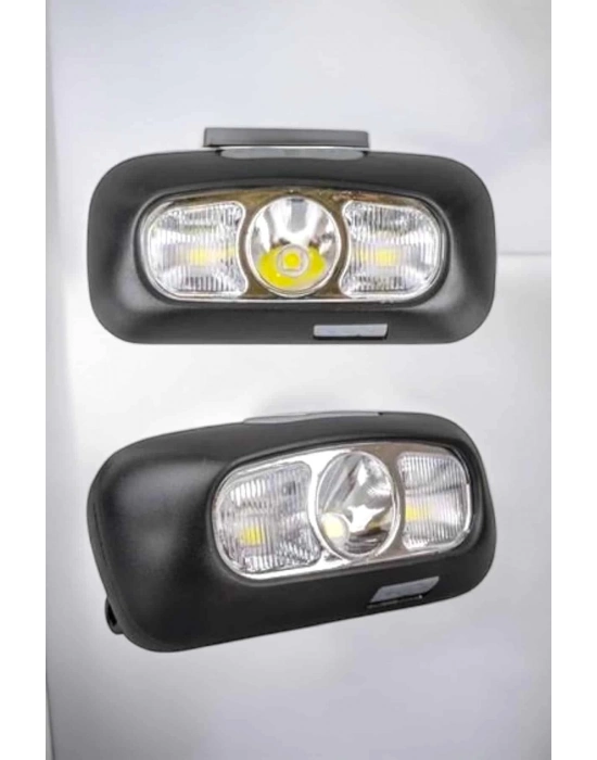 Kafa Lambası Kamp Lambası Led Işık Şarjlı Ayarlanabilir