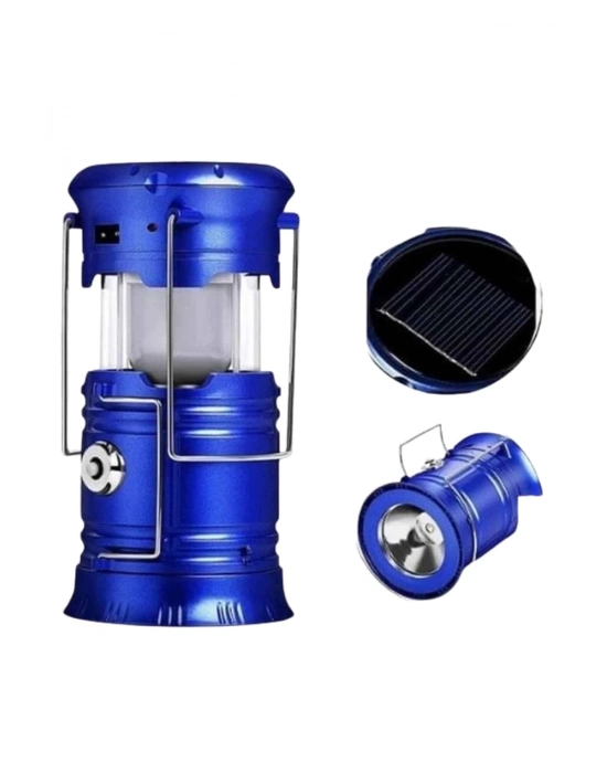 ® Kamp Feneri Şarj Edilebilir Güneş Enerjili Işıldak USB Şarjlı