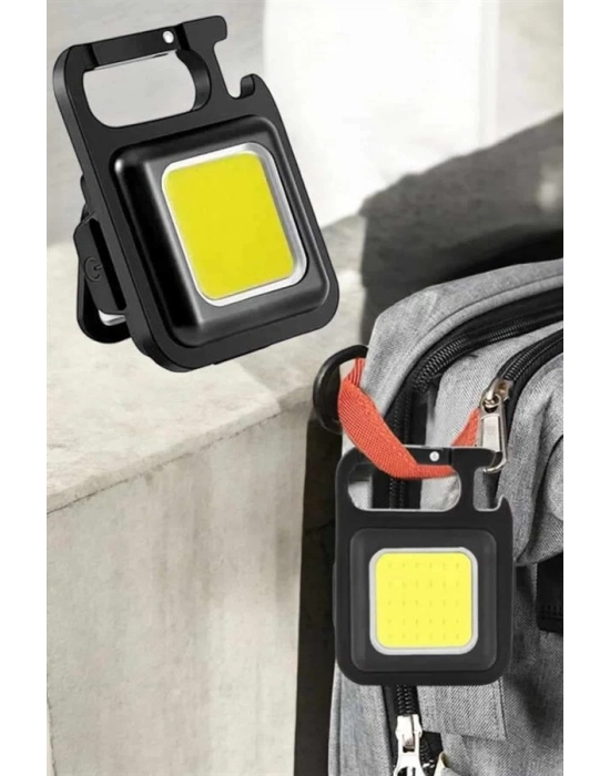 ® Kamp Işığı Çok Fonksiyonlu Taşınabilir Anahtarlık Kapak Açma Manyetik Özelliği