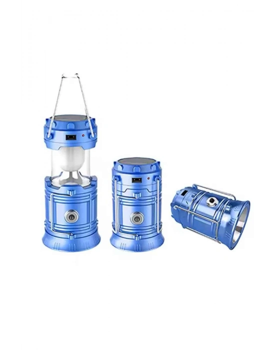 ® Kamp Lambası El Feneri Askılı Büyük Boy USB Şarjlı Işıldak