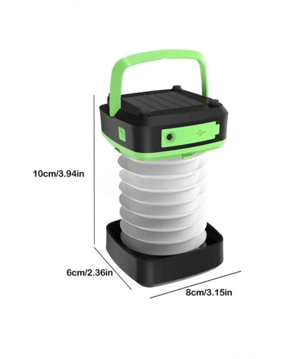 ® Kamp Lambası Katlanabilir Lamba Solar Şarjlı Led Lamba El Fenerli