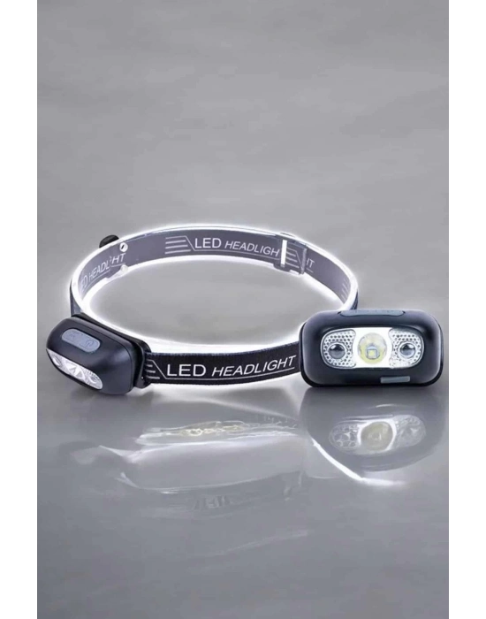 Kamp Lambası Led Işık Kafa Lambası Balıkçı Lambası Ayarlanabilir