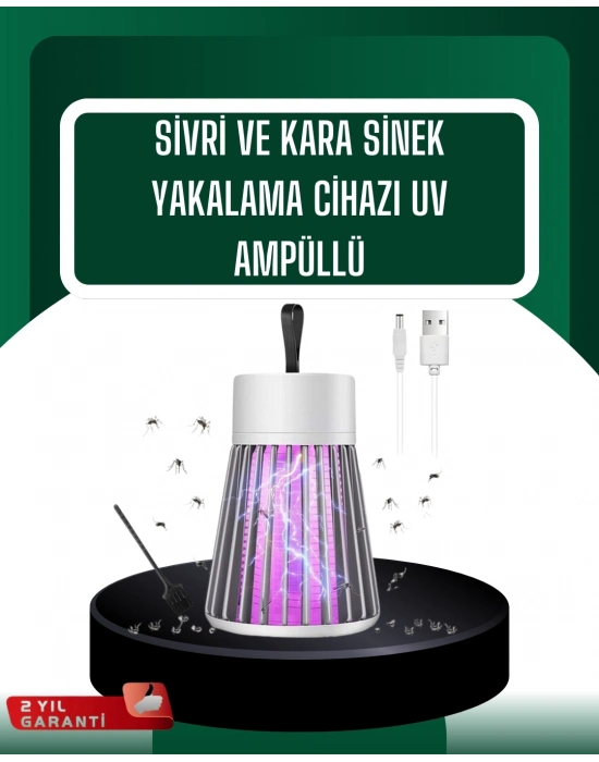 ® Kamp ve Bahçe İçin Şarjlı Böcek Kovucu Lamba