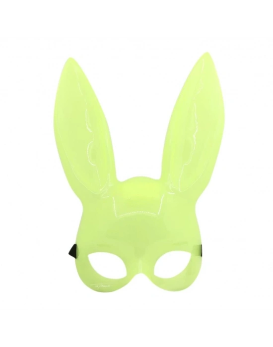 Karanlıkta Yanan Glow Floresan Tavşan Maskesi 32x22 cm