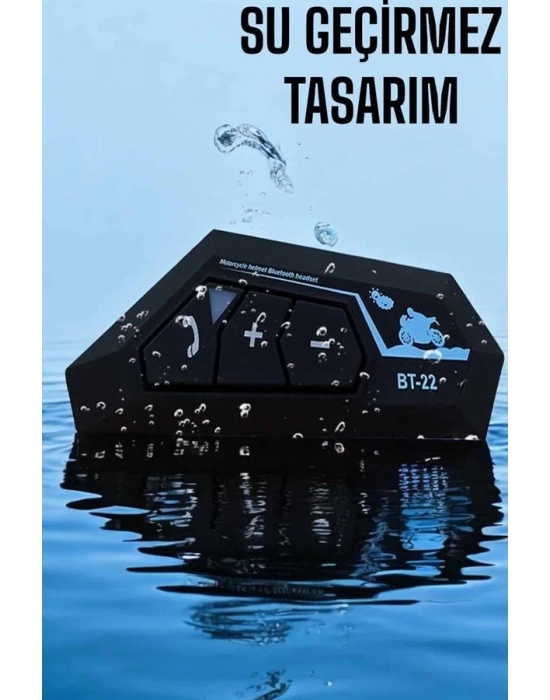 ® Kask Kulaklığı Motosiklet Intercom Interkom Dinleme Konuşma Özellikli Su Geçirmez