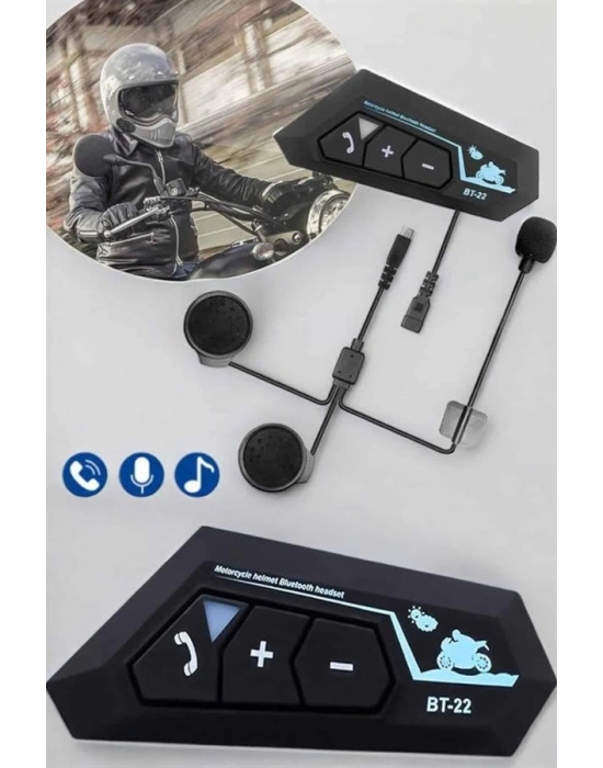® Kask Kulaklık Bluetooth Motosiklet Kulaklık Intercom Su Geçirmez