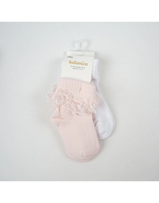 ®  Akel 2li Aks. Bebek Soket Çorap K44023 (ADET FİYATIDIR)