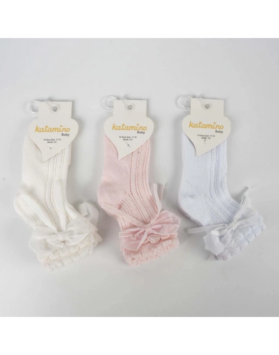 ®  Aylina Aks File Bebek Soket Çorap K43016 (ADET FİYATIDIR)