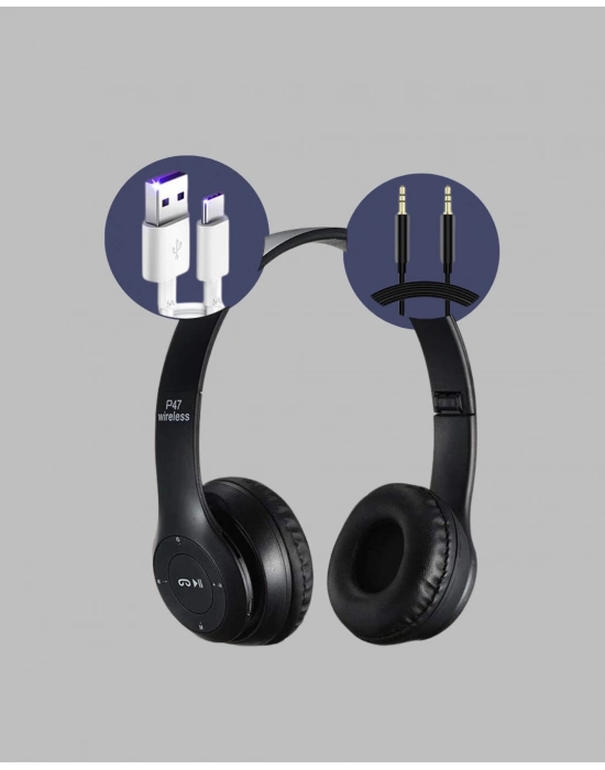 ® Katlanabilir Tasarımlı Bluetooth 5.0 Kulaklık | Eller Serbest Arama ve Çift Cihaz Desteği