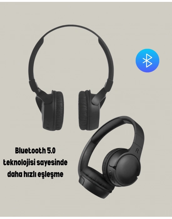 ® Katlanabilir USB-C Şarjlı Bluetooth Kulaklık