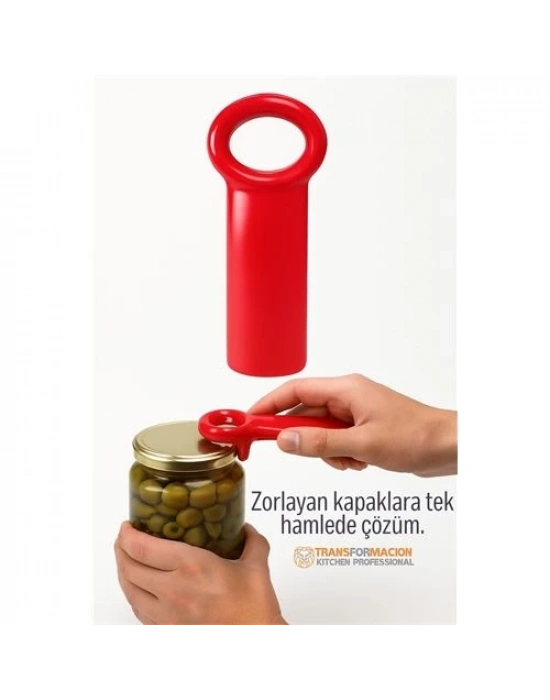 ® Kavanoz Açacağı Konserve Açacağı -Vakumlu Kapak Açma Aparatı