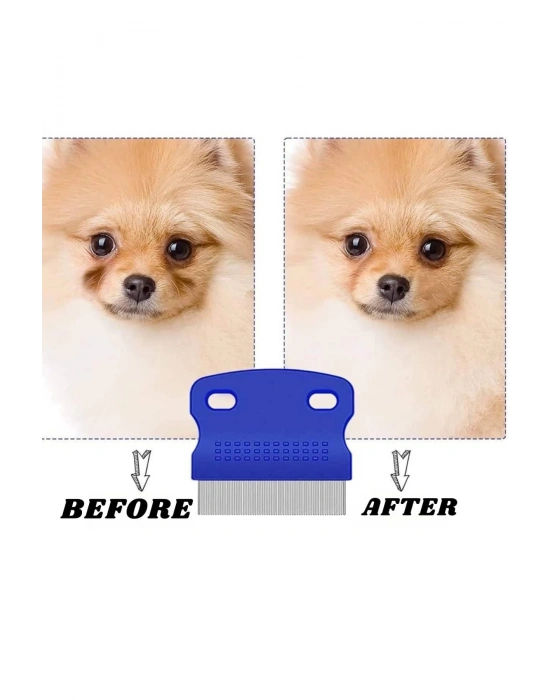 ® Kedi Köpek Tüy Bit Pire Toplayıcı Toplama Temizleme Tarağı Tarak Seti 4lü Set