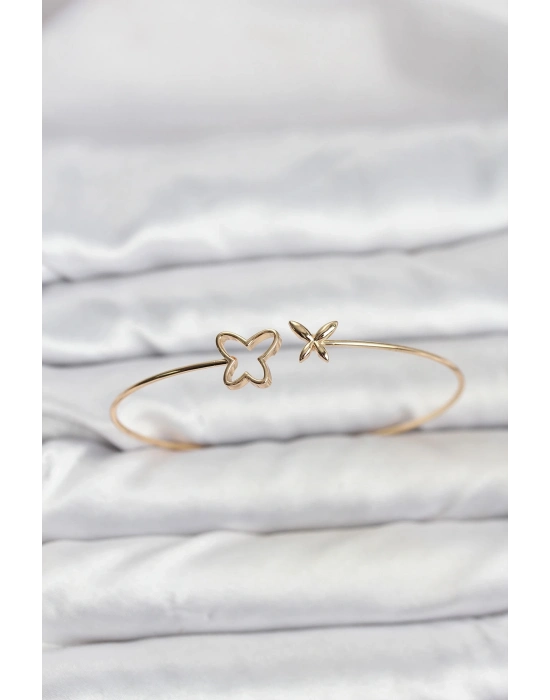 ® Kelebek Model Gold Renk Bileklik