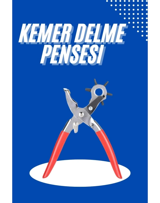® Kemer Delici Kemer Delme Pensesi Delik Açıcı Şık Aparatı Aparat