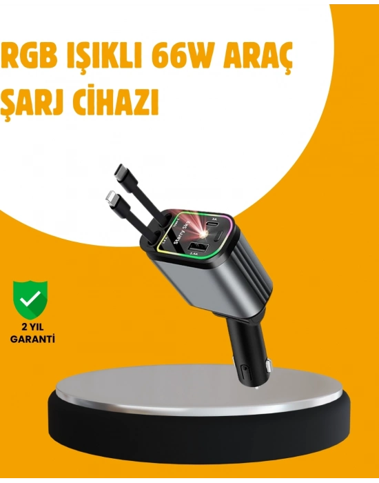 ® Kia, Seat, Mazda, Mitsubishi Araçlar için Çok Fonksiyonlu Araç Şarj Adaptörü