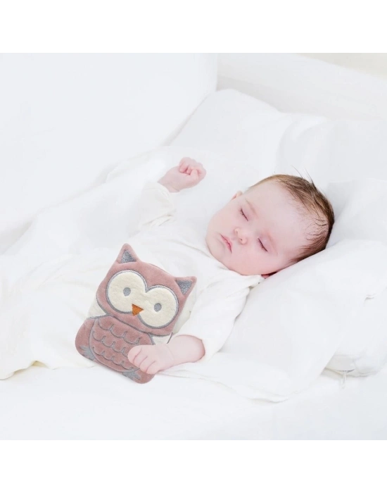 ®  Kiraz Çekirdekli Baykuş Kadife Gaz Yastığı 366 Gül Kurusu