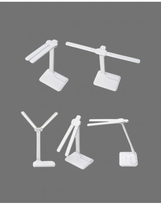 ® Kısılabilir LED Masa Lambası – Kalemlik, Telefon Standı ve Okuma Işığı Bir Arada