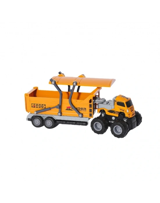 ® KLX600-377 Sürtmeli Die Cast 4x4 Kapalı Kasa İnşaat Tırı -Vardem