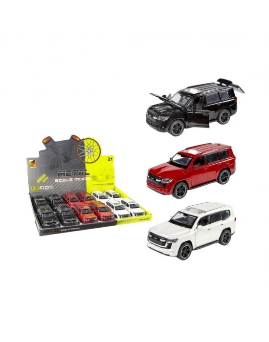 ® KM-3261D Vardem Çek Bırak 1:32 Işıklı Ve Sesli Metal Land Jeep