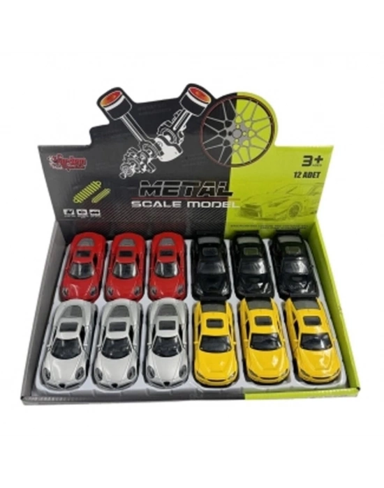 ® KM-36231C-1-2-3-4 ÇEK BIRAK 1 36 METAL ARABA