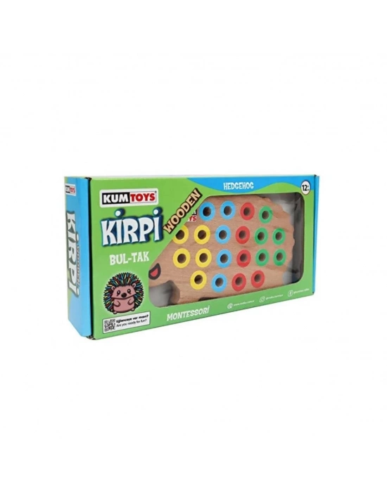 ® KM5655 Ahşap Kirpi Bultak -toys