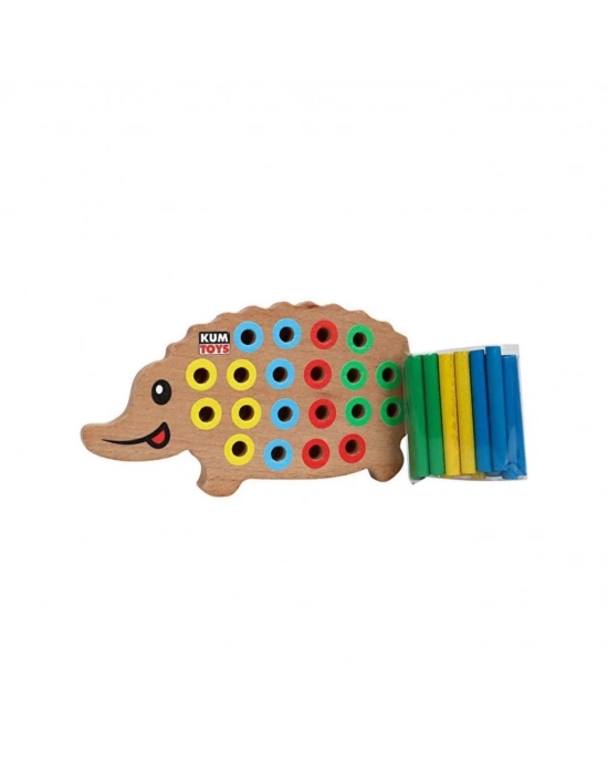 ® KM5655 Ahşap Kirpi Bultak -toys