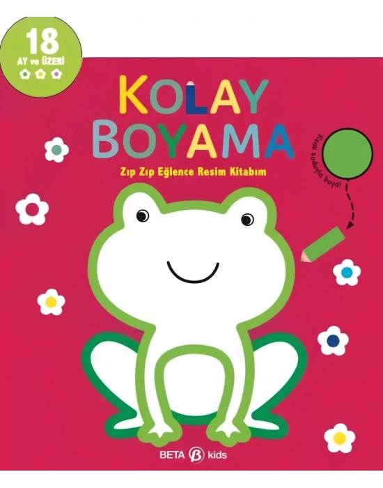 Kolay Boyama Zıp Zıp Eğlence Resim Kitabım