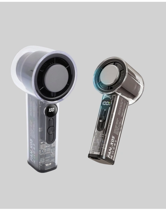 ® Kompakt Dijital Ekranlı Fan | 100 Seviye Hız + Sessiz Çalışma