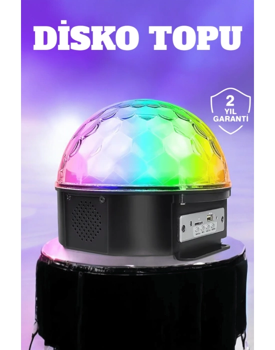 ® Kompakt Tasarımlı, Telefon Kontrollü Disko Topu Işıkları