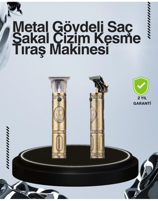 ® Kompakt Tasarımlı, Uzun Pil Ömürlü Saç Sakal Kesme Makinesi