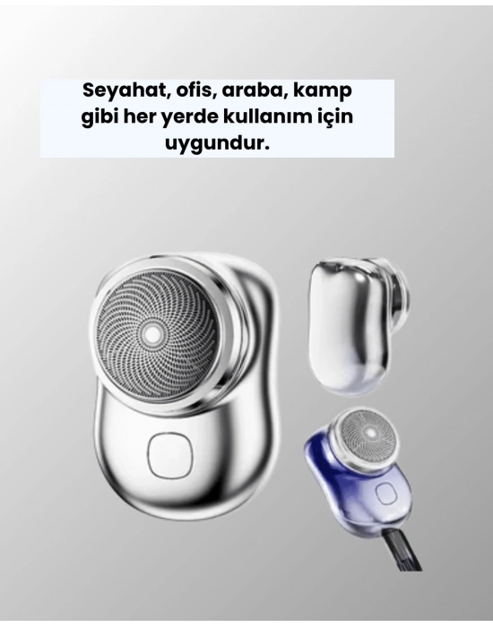 ® Komple Vücut İçin Taşınabilir Elektrikli Tıraş Cihazı
