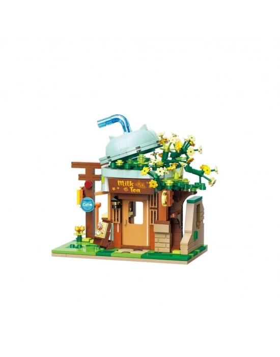 ® KP-28021 Milk Tea Shop Blok Seti -Vagon life
