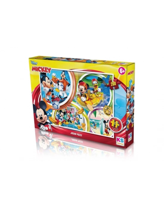 Mickey Mouse Puzzle 200 Parça