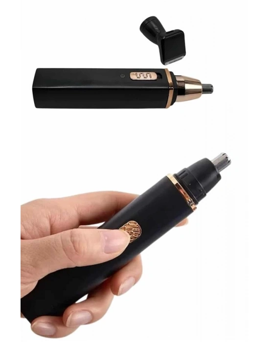 ® Kulak Burun Tıraş Makinesi Taşınabilir Şarjlı 3 Başlıklı Uzun Ömürlü