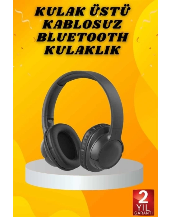 ® Kulak Üstü Bluetooth Kulaklık Ayarlanabiilir Uzun Pil Ömrü Kablosuz 5.0 Bluetooth