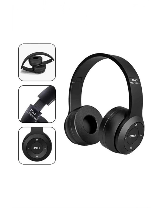 ® Kulak Üstü Bluetooth Kulaklık Yüksek Ses Kaliteli Ayarlanabilir