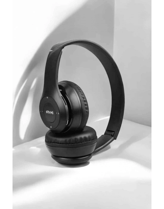 ® Kulak Üstü TF Kart ve AUX Destekli Ergonomik Bluetooth Kulaklık