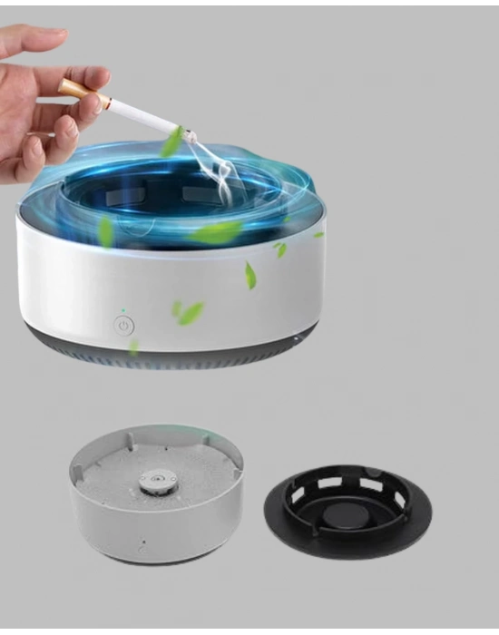 ® Küllük ve Hava Temizleyici 2’si 1 Arada – Sigara Kokusu Giderici, Araba ve Ofis İçin