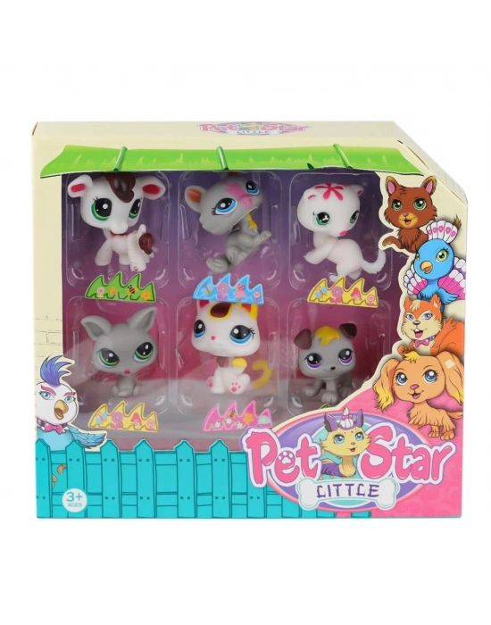 ® KZL-3046A3 Pet Star 6lı ş Seti - Oyuncak