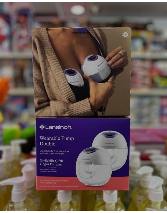 ® Giyilebilir Çiftli Göğüs Pompası