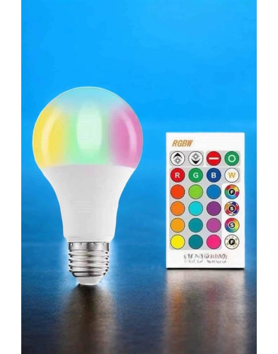 ® Led Ampul Enerji Dostu RGB Işıklı 100W Led Işık