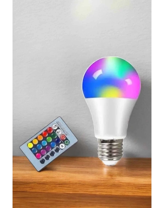 ® Led Ampul Enerji Dostu RGB Işıklı 100W Led Işık
