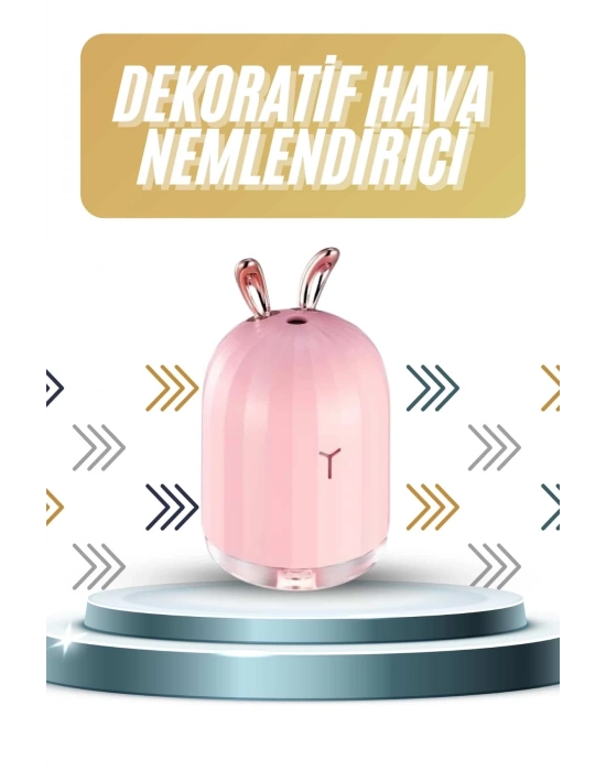 ® Led Işıklı Hava Nemlendirici Buhar Makinesi Dekoratif Aromaterapi