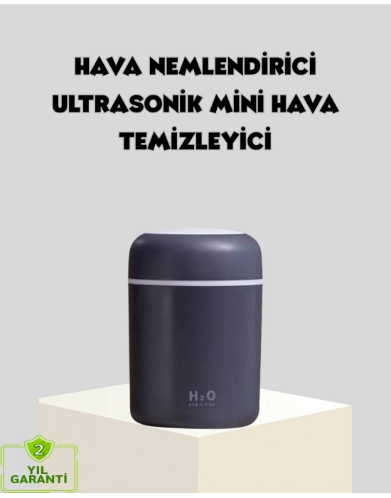 ® LED Işıklı USB Nemlendirici – Sürekli ve Aralıklı Püskürtme Modu