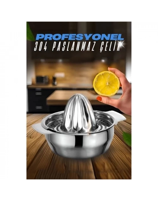 Limon Sıkacağı 304 Paslanmaz Çelik Meyve Sıkacağı  Profesyonel 721517