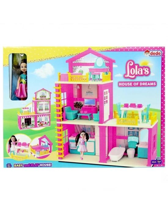 Lolanın 3 Katlı Rüya Evi Seti