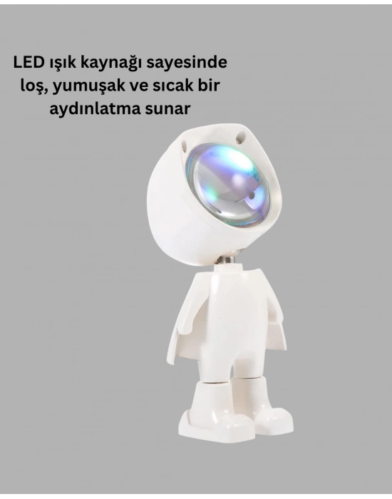 ® Loş Işıklı Şarjlı Ortam Lambası – Kompakt ve Portatif