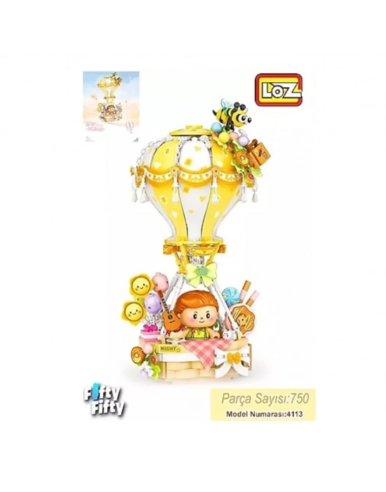 ® LZ-4113  SARI HAVA BALONU 750 PARÇA BLOCK OYUNCAK