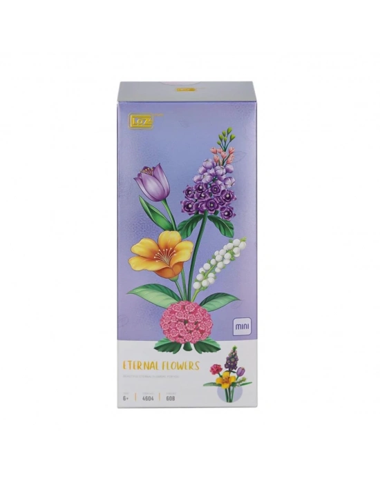 LZ4604  Çiçek Blok Seti 608 Parça -Vagon life